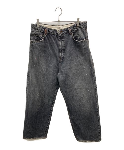 saby（サバイ）saby (サバイ) KAMATA DENIM TROUSERS TYPE01 VINTAGE ブラック サイズ:3（L）の古着・服飾アイテム
