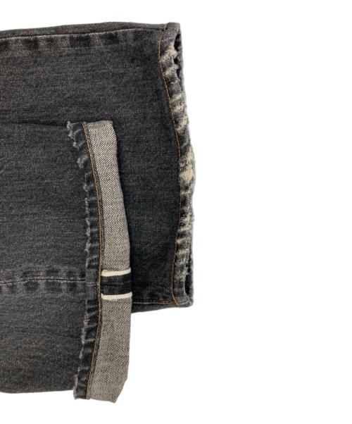 saby（サバイ）saby (サバイ) KAMATA DENIM TROUSERS TYPE01 VINTAGE ブラック サイズ:3（L）の古着・服飾アイテム