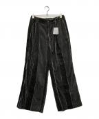 KIIVUキフ）の古着「BAGGY CORDUROY TROUSER/K112521008」｜ブラック