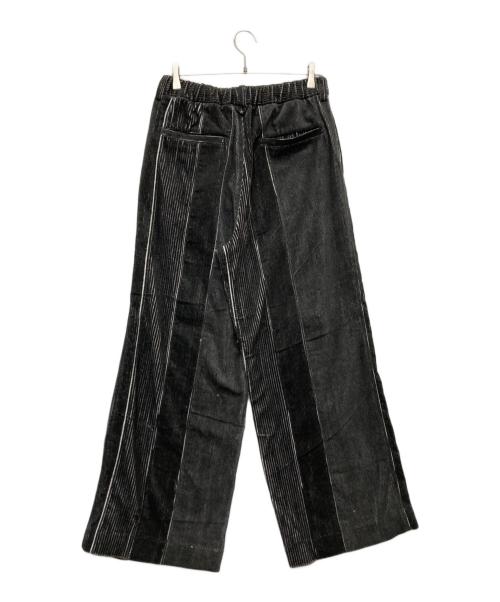 KIIVU（キフ）KIIVU (キフ) BAGGY CORDUROY TROUSER/K112521008 ブラック サイズ:Lの古着・服飾アイテム