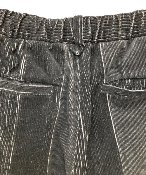 KIIVU（キフ）KIIVU (キフ) BAGGY CORDUROY TROUSER/K112521008 ブラック サイズ:Lの古着・服飾アイテム