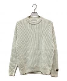 KITH（キス）の古着「Garment Dyed Meyer Knit Crew neck/24080060000610」｜グリーン