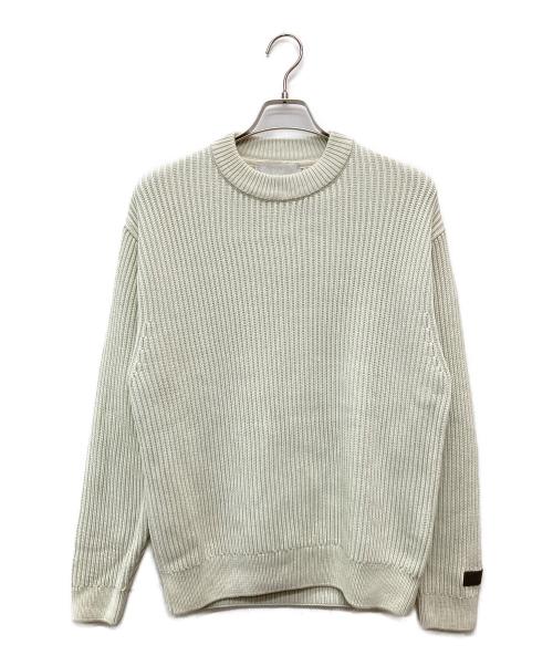 KITH（キス）KITH (キス) Garment Dyed Meyer Knit Crew neck/24080060000610 グリーン サイズ:Sの古着・服飾アイテム