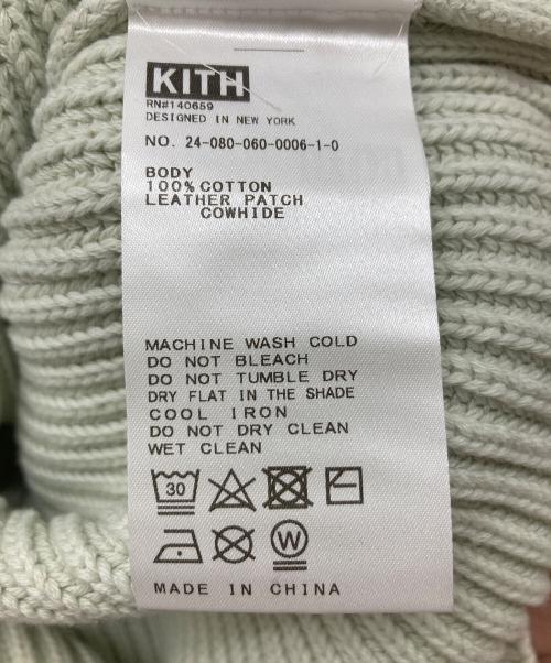 KITH（キス）KITH (キス) Garment Dyed Meyer Knit Crew neck/24080060000610 グリーン サイズ:Sの古着・服飾アイテム