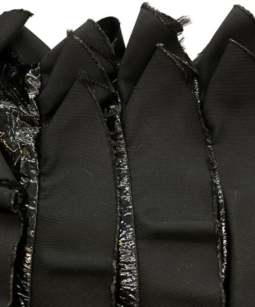 PRADA（プラダ）PRADA (プラダ) ギャザーフリルハンドバッグ/BR4176 ブラックの古着・服飾アイテム