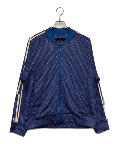 My Beautiful Landlet（マイビューティフルランドレット）My Beautiful Landlet (マイビューティフルランドレット) JACQUARD CHECK JERSEY TRACK JACKET/WM02-BZ242021 ブルーの古着・服飾アイテム