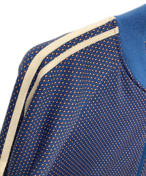 My Beautiful Landlet（マイビューティフルランドレット）My Beautiful Landlet (マイビューティフルランドレット) JACQUARD CHECK JERSEY TRACK JACKET/WM02-BZ242021 ブルーの古着・服飾アイテム