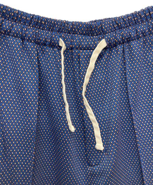 My Beautiful Landlet（マイビューティフルランドレット）My Beautiful Landlet (マイビューティフルランドレット) JACQUARD CHECK EASY PANTS/WM02-PT242022 ブルーの古着・服飾アイテム