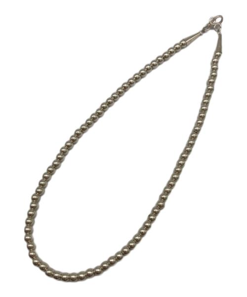 HARPO（ハルポ）HARPO (ハルポ) ROUND BEADS NECKLACE シルバーの古着・服飾アイテム