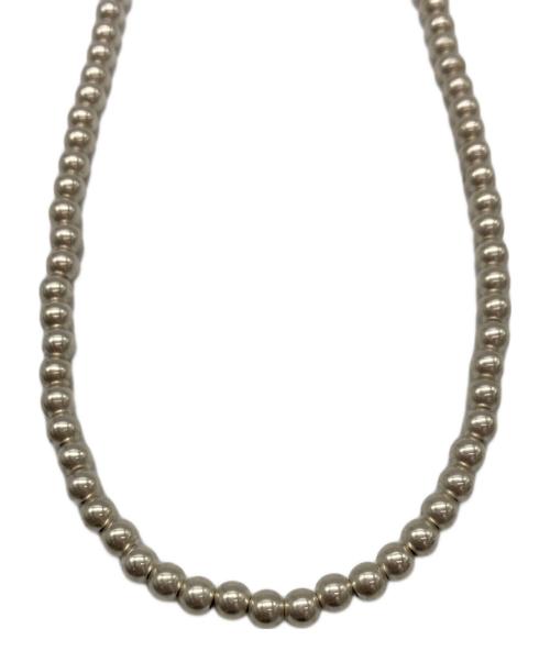 HARPO（ハルポ）HARPO (ハルポ) ROUND BEADS NECKLACE シルバーの古着・服飾アイテム