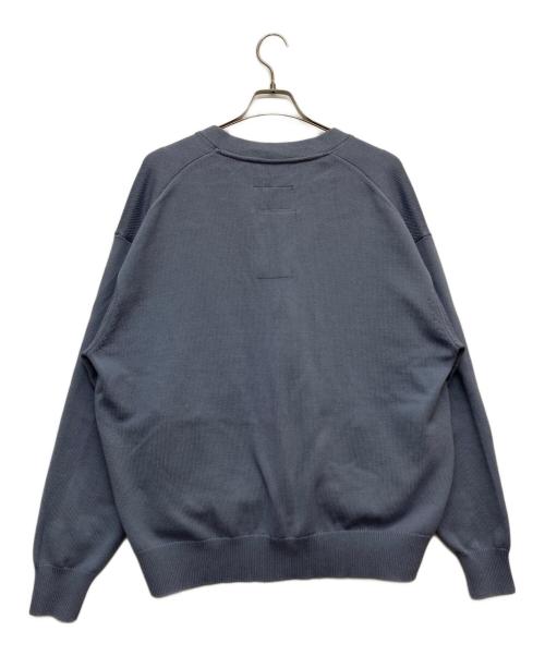 FRED PERRY（フレッドペリー）FRED PERRY (フレッドペリー) SSZ (エスエスズィー) シンテレビ装  ティーチャーカーディガン ブルー サイズ:Ｍの古着・服飾アイテム