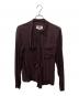 MM6 Maison Margiela（エムエムシックスメゾンマルジェラ）の古着「Viscose Lining Look Ribbon Shirt/S52DL0197」｜ブラウン