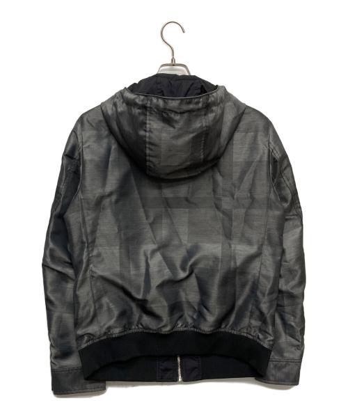BLACK LABEL CRESTBRIDGE（ブラックレーベル クレストブリッジ）BLACK LABEL CRESTBRIDGE (ブラックレーベル クレストブリッジ) リバーシブルジップアップパーカー/51F18-117-09 グレー サイズ:Ｌの古着・服飾アイテム