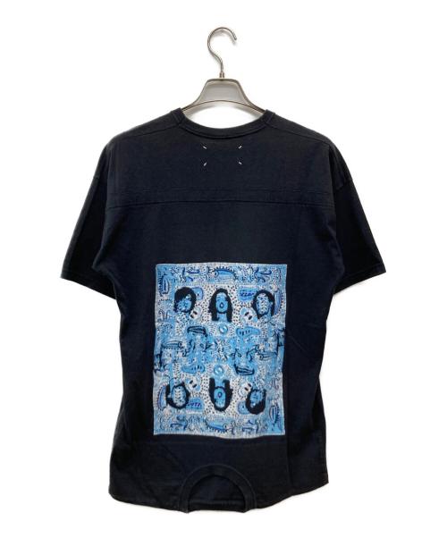 Martin Margiela 10（マルタン・マルジェラ 10）Martin Margiela 10 (マルタン・マルジェラ 10) ドッキングプリントTシャツ/S30GC0420 ブラック サイズ:ＦＲＥＥの古着・服飾アイテム
