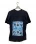 Martin Margiela 10 (マルタン・マルジェラ 10) ドッキングプリントTシャツ/S30GC0420 ブラック サイズ:ＦＲＥＥ：12000円