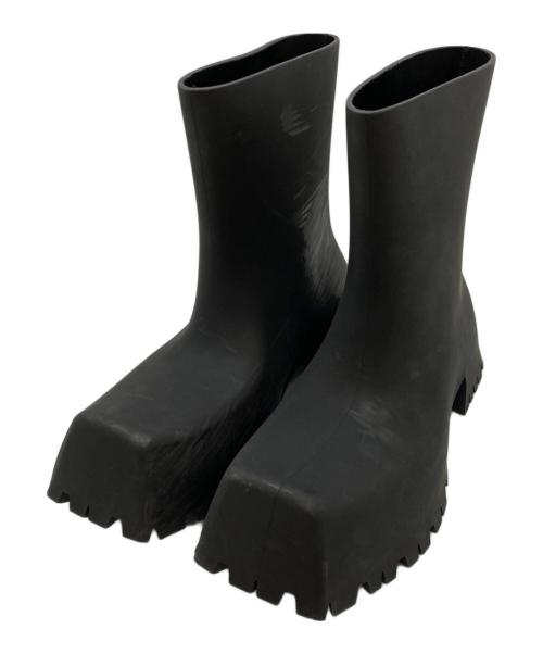 BALENCIAGA（バレンシアガ）BALENCIAGA (バレンシアガ) TROOPER RUBBER BOOT/680660 ブラック サイズ:27.5cmの古着・服飾アイテム