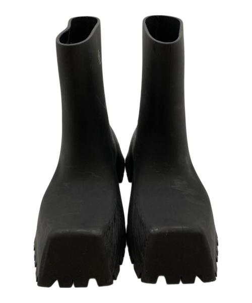 BALENCIAGA（バレンシアガ）BALENCIAGA (バレンシアガ) TROOPER RUBBER BOOT/680660 ブラック サイズ:27.5cmの古着・服飾アイテム