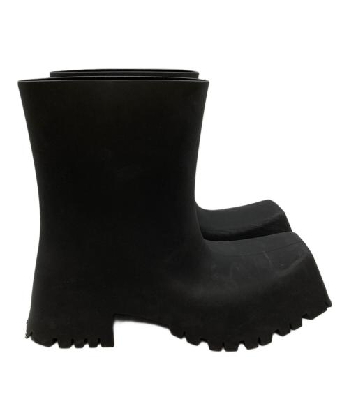 BALENCIAGA（バレンシアガ）BALENCIAGA (バレンシアガ) TROOPER RUBBER BOOT/680660 ブラック サイズ:27.5cmの古着・服飾アイテム