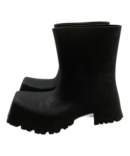 BALENCIAGA（バレンシアガ）BALENCIAGA (バレンシアガ) TROOPER RUBBER BOOT/680660 ブラック サイズ:27.5cmの古着・服飾アイテム