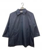 Spick and Spanスピック＆スパン）の古着「T/Cギャバジンステンカラーコート/25020200801010」｜ネイビー