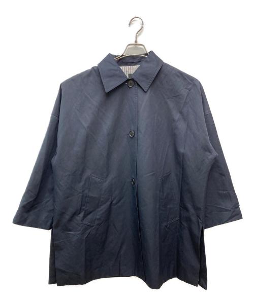 Spick and Span（スピック＆スパン）Spick and Span (スピック＆スパン) T/Cギャバジンステンカラーコート/25020200801010 ネイビー サイズ:38の古着・服飾アイテム