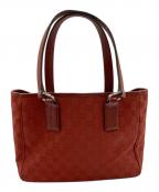 GUCCIグッチ）の古着「GGキャンバストートバッグ/113019」｜レッド