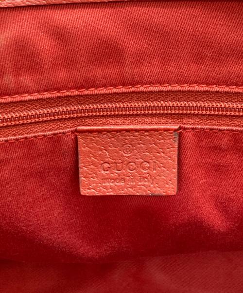 GUCCI（グッチ）GUCCI (グッチ) GGキャンバストートバッグ/113019 レッドの古着・服飾アイテム