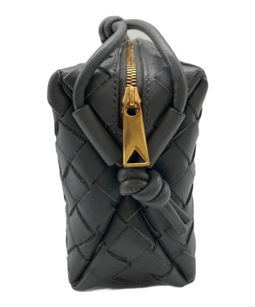 BOTTEGA VENETA（ボッテガベネタ）BOTTEGA VENETA (ボッテガベネタ) ミニループ カメラバッグ グレーの古着・服飾アイテム