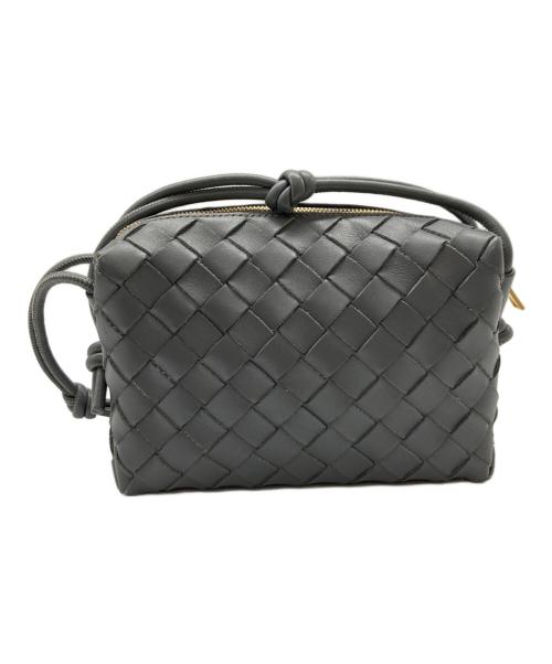 BOTTEGA VENETA（ボッテガベネタ）BOTTEGA VENETA (ボッテガベネタ) ミニループ カメラバッグ グレーの古着・服飾アイテム