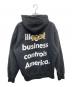 Supreme (シュプリーム) ANTIHERO (アンタイヒーロー) Hooded Sweatshirt ブラック サイズ:Ｌ：23000円