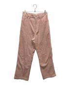 TODAYFULトゥデイフル）の古着「Chunky Corduroy Pants/12610703」｜ピンク