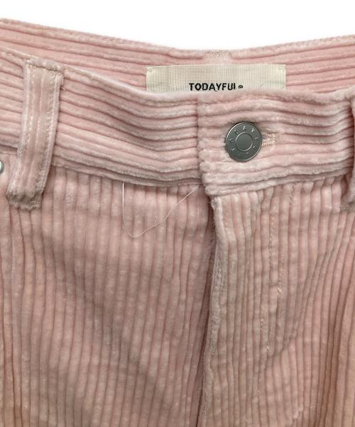 TODAYFUL（トゥデイフル）TODAYFUL (トゥデイフル) Chunky Corduroy Pants/12610703 ピンク サイズ:Ｓの古着・服飾アイテム