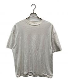 ATON（エイトン）の古着「スーピマコットン オーバーサイズ Tシャツ」｜ホワイト