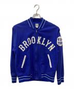 EBBETS FIELD FLANNELSエベッツフィールドフランネルズ）の古着「BROOKLIN ジャケット」｜ブルー