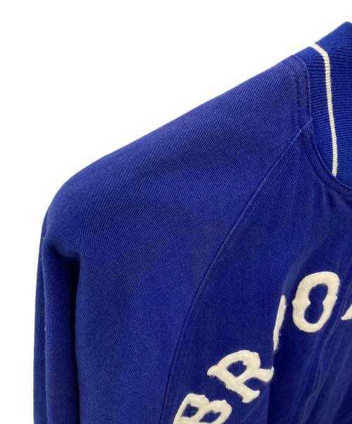 EBBETS FIELD FLANNELS（エベッツフィールドフランネルズ）EBBETS FIELD FLANNELS (エベッツフィールドフランネルズ) BROOKLIN ジャケット ブルー サイズ:Ｓの古着・服飾アイテム