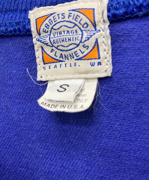 EBBETS FIELD FLANNELS（エベッツフィールドフランネルズ）EBBETS FIELD FLANNELS (エベッツフィールドフランネルズ) BROOKLIN ジャケット ブルー サイズ:Ｓの古着・服飾アイテム