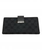 GUCCIグッチ）の古着「GGキャンバス長財布」｜ブラック
