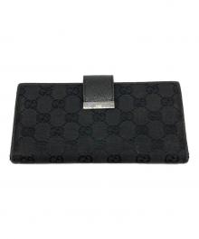 GUCCI（グッチ）の古着「GGキャンバス長財布」｜ブラック