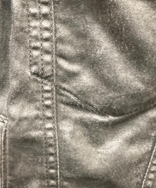 DIESEL（ディーゼル）DIESEL (ディーゼル) コーティングライダースジャケット ブラック サイズ:Sの古着・服飾アイテム
