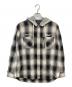 NUMBER (N)INE（ナンバーナイン）の古着「BACK LOGO HOODIE SHIRT」｜グレー