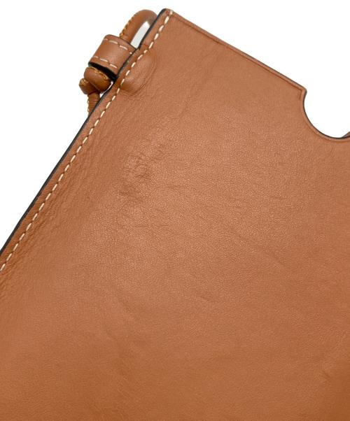 LOEWE（ロエベ）LOEWE (ロエベ) ゲートポケット/ショルダーポーチ ブラウンの古着・服飾アイテム