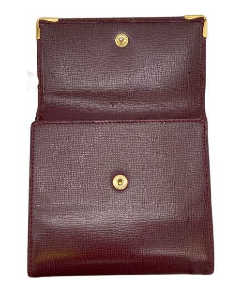 Cartier（カルティエ）Cartier (カルティエ) 3つ折り財布 ボルドーの古着・服飾アイテム