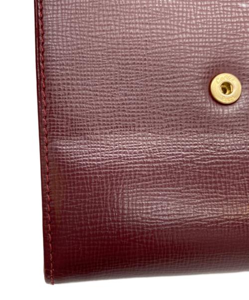 Cartier（カルティエ）Cartier (カルティエ) 3つ折り財布 ボルドーの古着・服飾アイテム