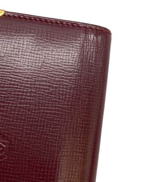 Cartier（カルティエ）Cartier (カルティエ) 3つ折り財布 ボルドーの古着・服飾アイテム