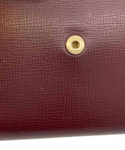 Cartier（カルティエ）Cartier (カルティエ) 3つ折り財布 ボルドーの古着・服飾アイテム