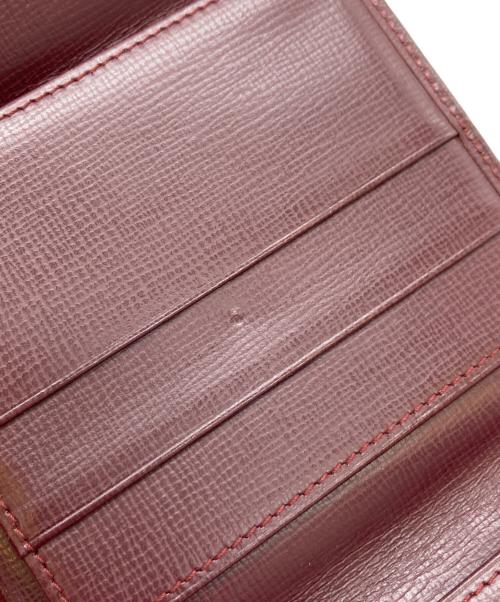 Cartier（カルティエ）Cartier (カルティエ) 3つ折り財布 ボルドーの古着・服飾アイテム