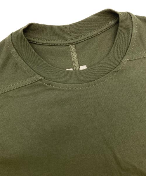RICK OWENS（リックオウエンス）RICK OWENS (リックオウエンス) TARP SLEEVELESS T-SHIRT/RU02B2160-JA グリーン サイズ:ＸＳの古着・服飾アイテム