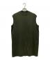 RICK OWENS（リックオウエンス）の古着「TARP SLEEVELESS T-SHIRT/RU02B2160-JA」｜グリーン