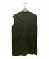 RICK OWENS (リックオウエンス) TARP SLEEVELESS T-SHIRT/RU02B2160-JA グリーン サイズ:ＸＳ：18000円