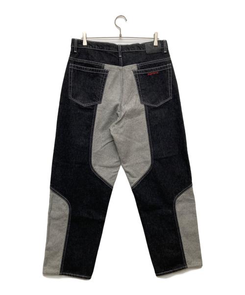 SUPREME（シュプリーム）SUPREME (シュプリーム) 2-Tone Paneled Baggy Jean ブラック×グレー サイズ:81cm (W32)の古着・服飾アイテム